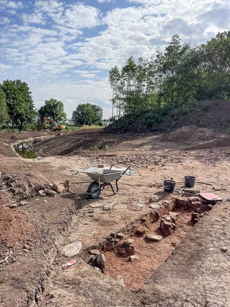Archäologische Ausgrabungen im Bereich der neuen Ohne