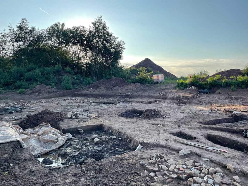 Archäologische Ausgrabungen am ehemaligen Mühlenstandort