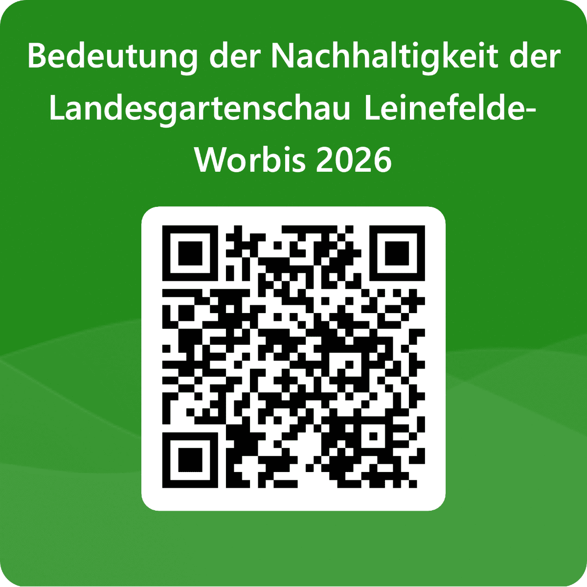 QR- Code zum scannen für eine studentische Umfrage zur Nachhaltigkeit