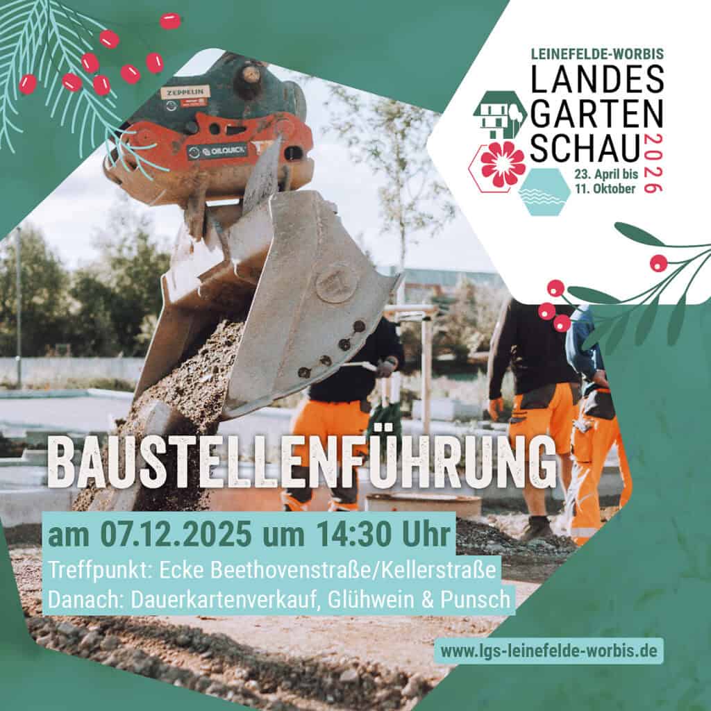 Adventsspaziergang über das LGS-Gelände mit Glühwein und Kinderpunsch