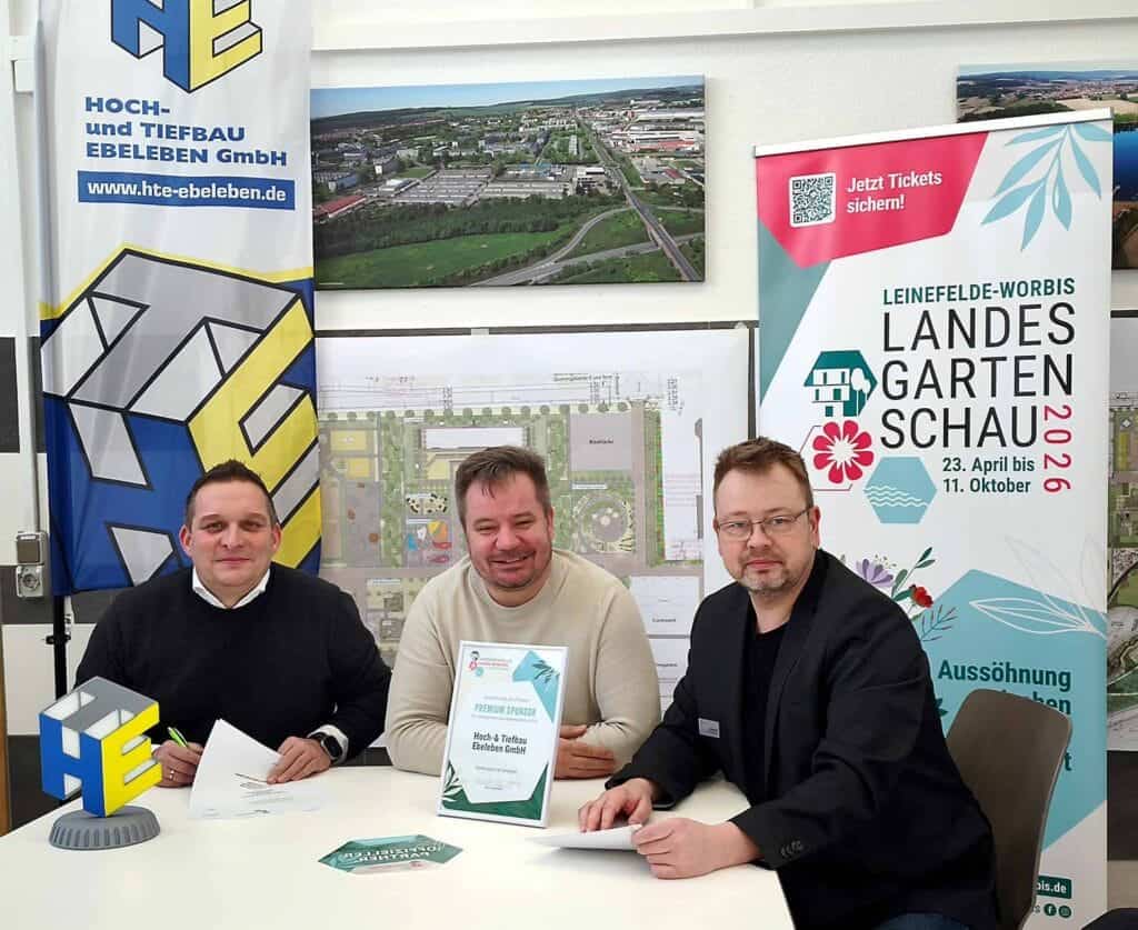 Hoch- und Tiefbau Ebeleben wird Premium-Sponsor