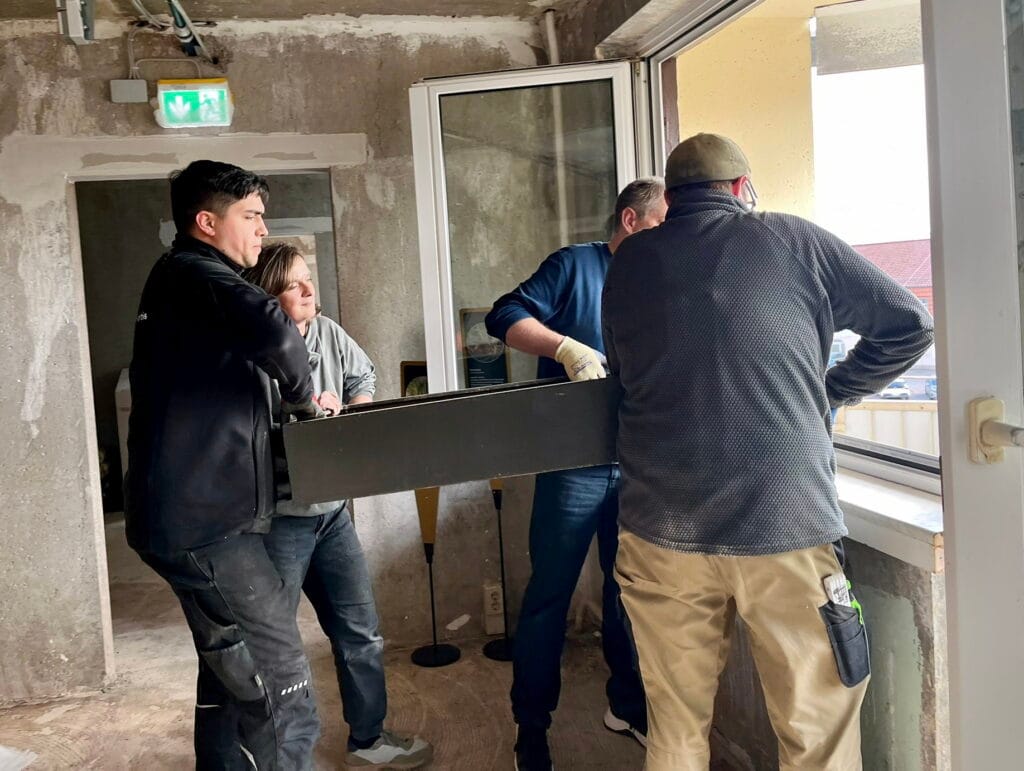 Vom Plattenbau zum Ausstellungsort – der Blumenblock nimmt Gestalt an