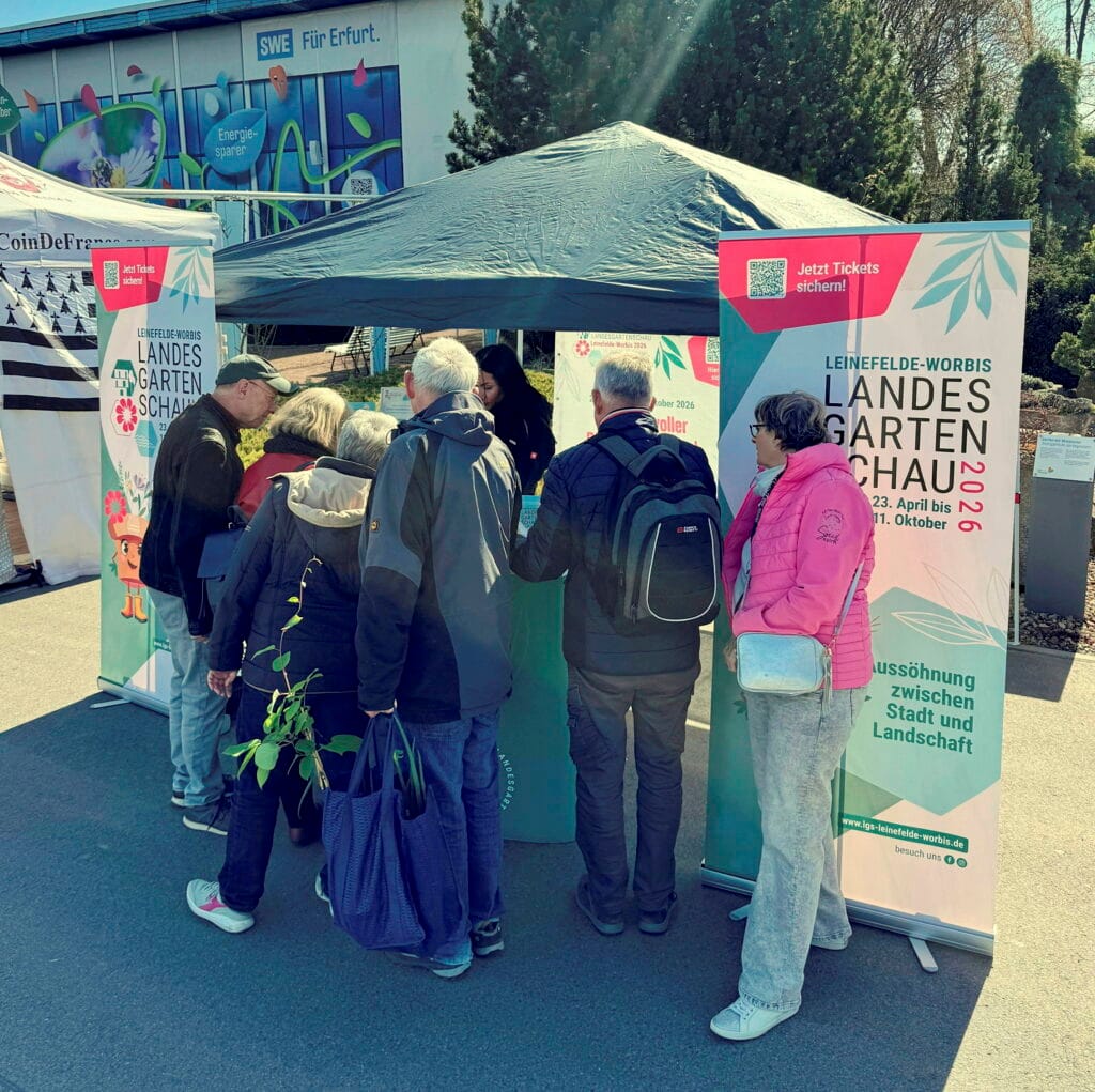 Landesgartenschau präsentiert sich im Erfurter egapark