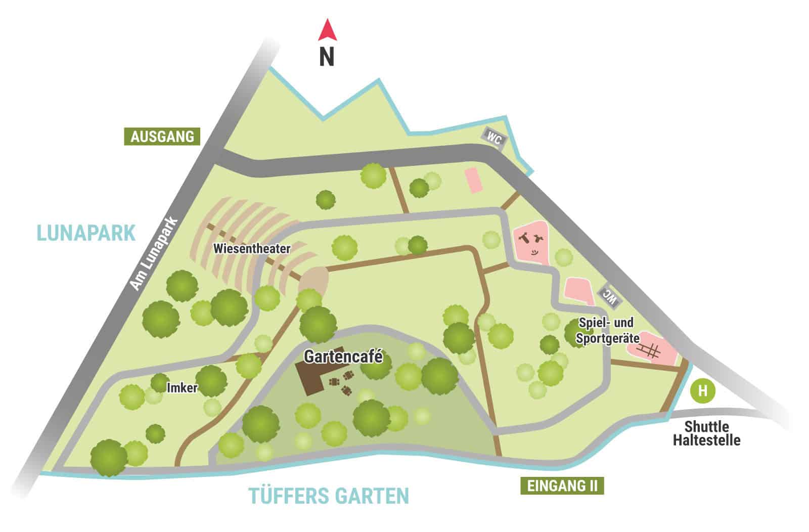 Geländeplan Tüffers Garten