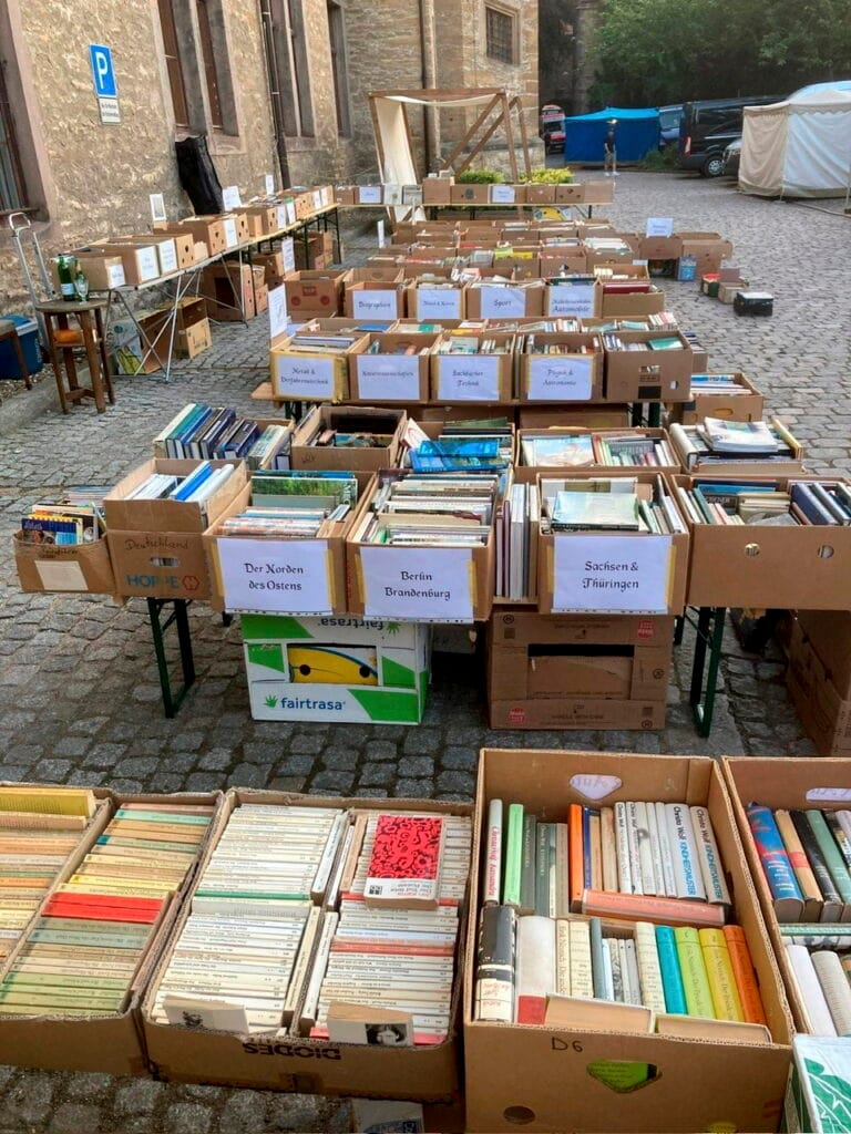 Bücherflohmarkt am Wochenende krankheitsbedingt abgesagt