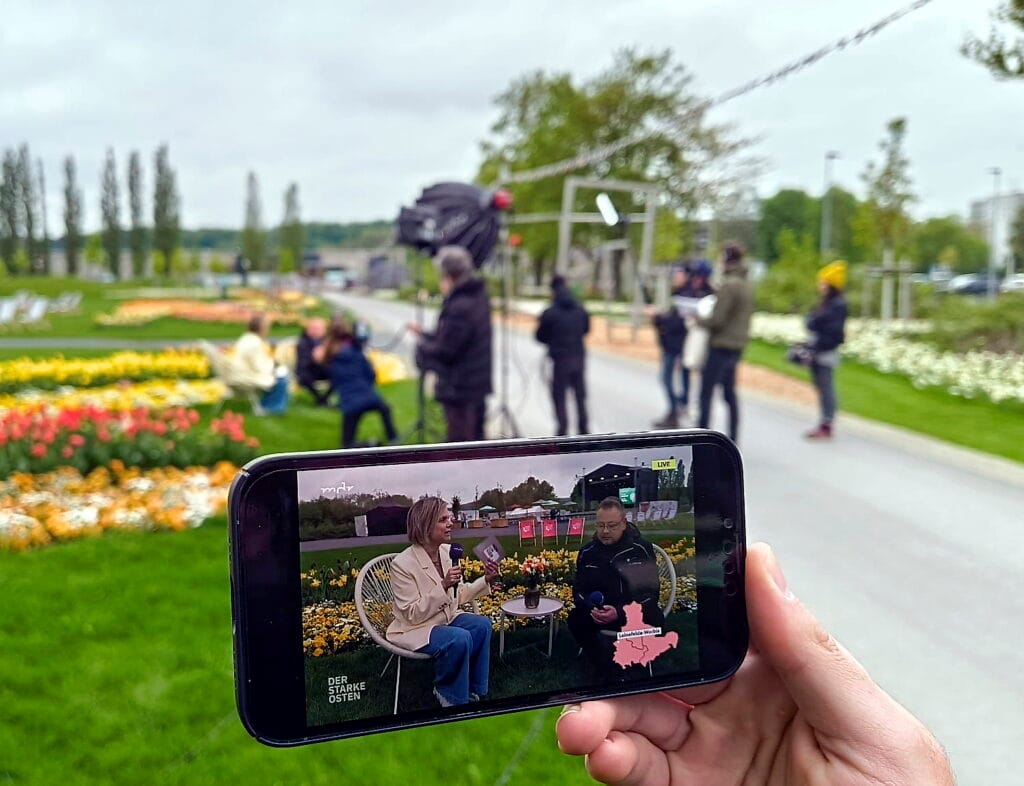 Große TV-Bühne für die LGS: „MDR um 4“ zeigt Vielfalt der Gartenschau