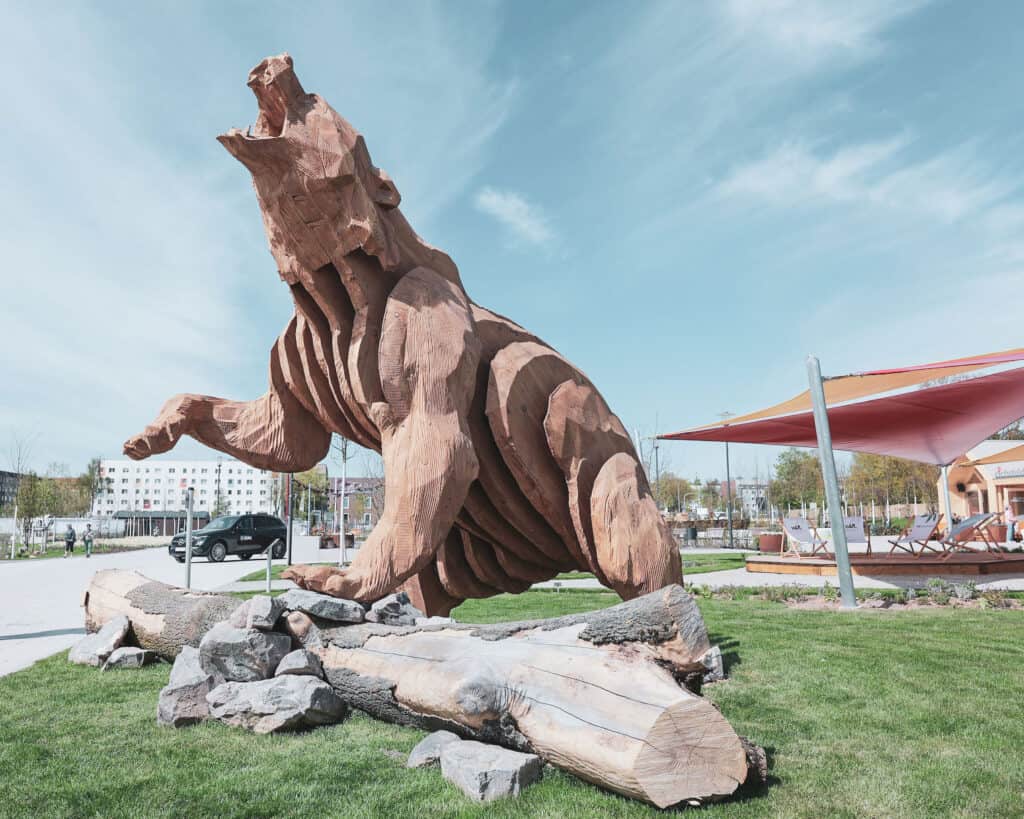 Holzfigur Bär