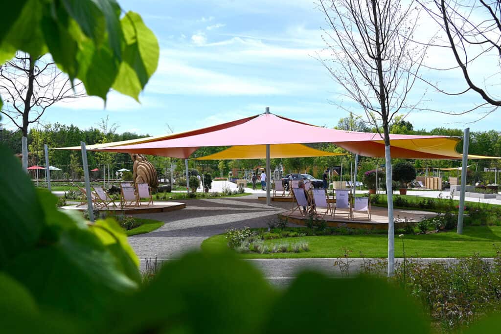Garten: Licht und Schatten