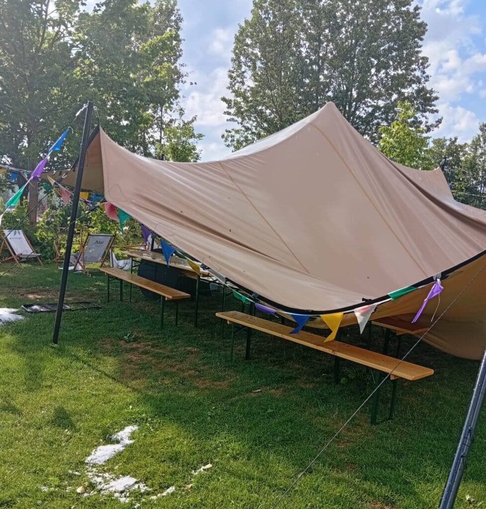 Gewitter hinterlässt Spuren auf dem LGS-Gelände