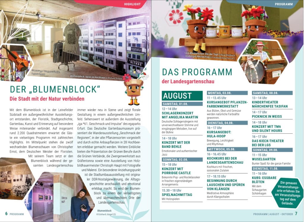 Neues Programmheft macht Lust auf den LGS-Endspurt