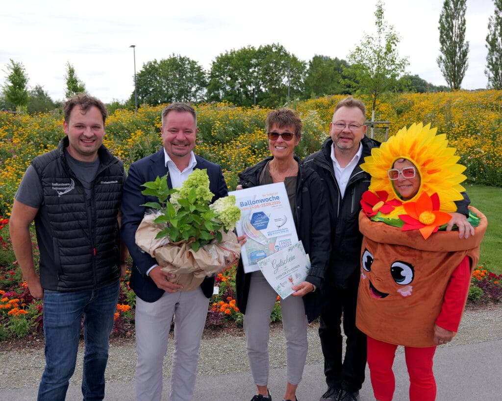 100.000. Gast auf der Landesgartenschau begrüßt