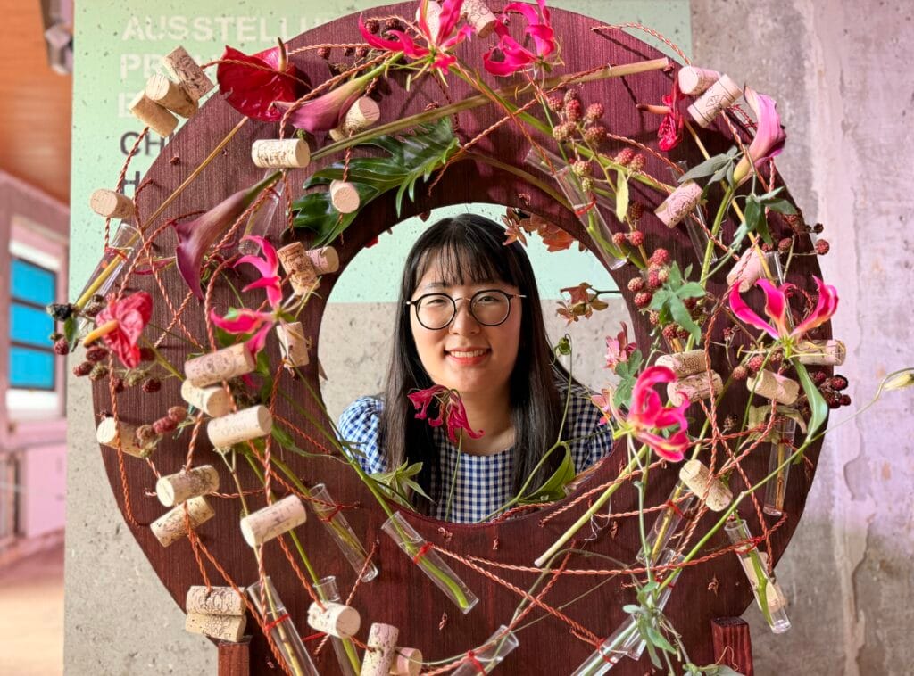 Blumenblock wird zur Bühne für koreanische Floristen